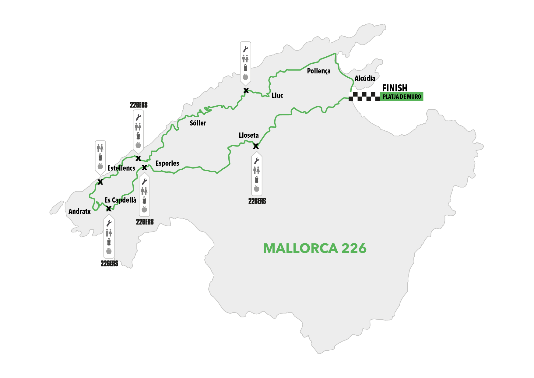 Mapa Mallorca 226